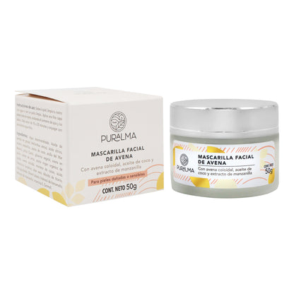 Mascarilla de avena - Puralma
