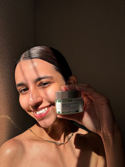 Mascarilla facial de Algas Naturales – Hidrata, Suaviza y Revitaliza tu Piel